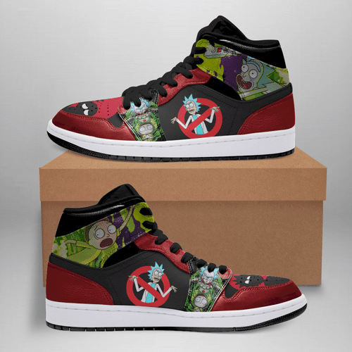Rick And Morty Air Jordan Aj1254 Shoes Sport Sneakers