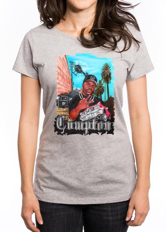 Ice Cube Westcoast Compton Grey Shirt