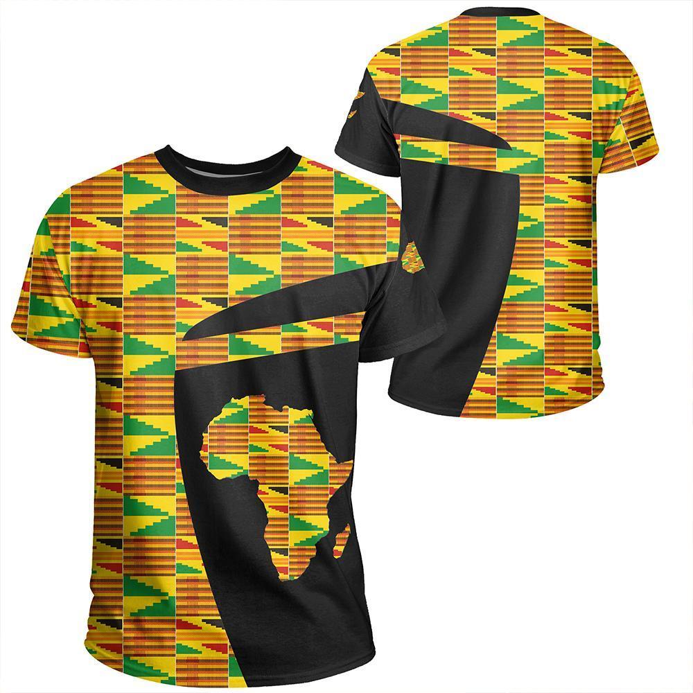 Greeklife T-Shirt – Kente Cloth – Light Adwinasa Tee – Sport Style