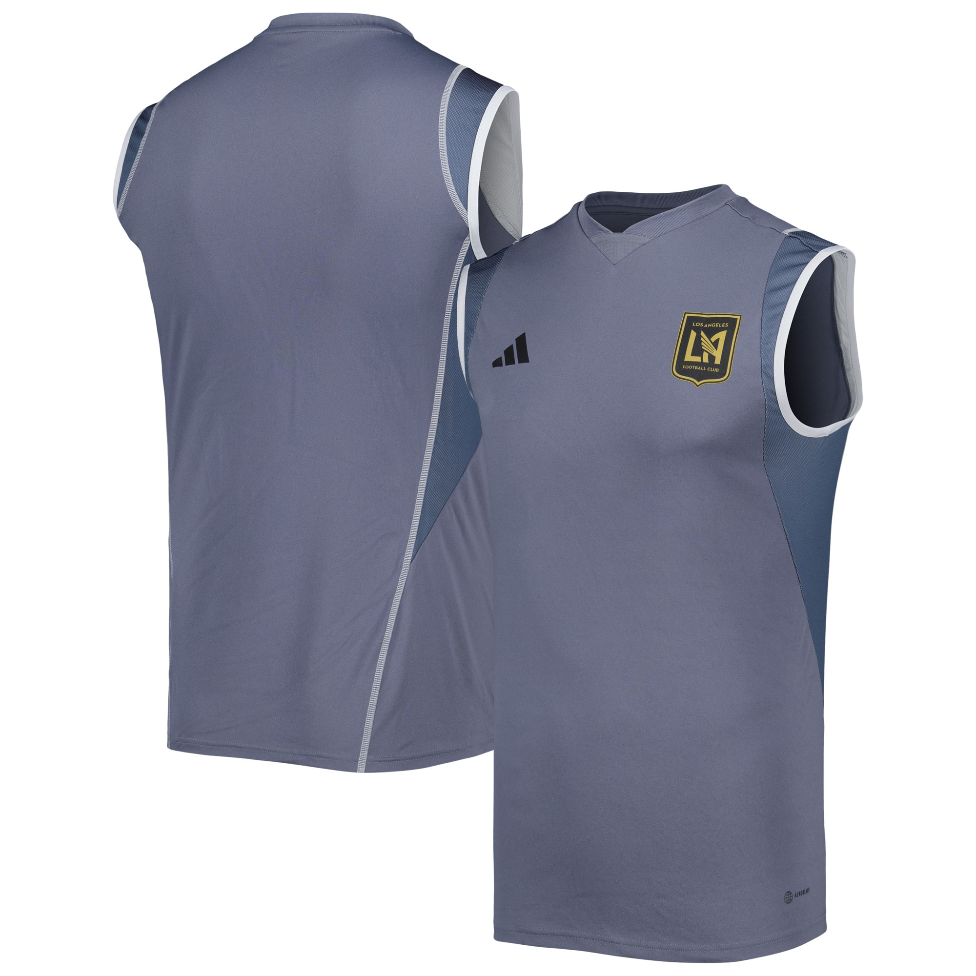 LAFC 2023 On-Field Sleeveless Training Jersey – Gray