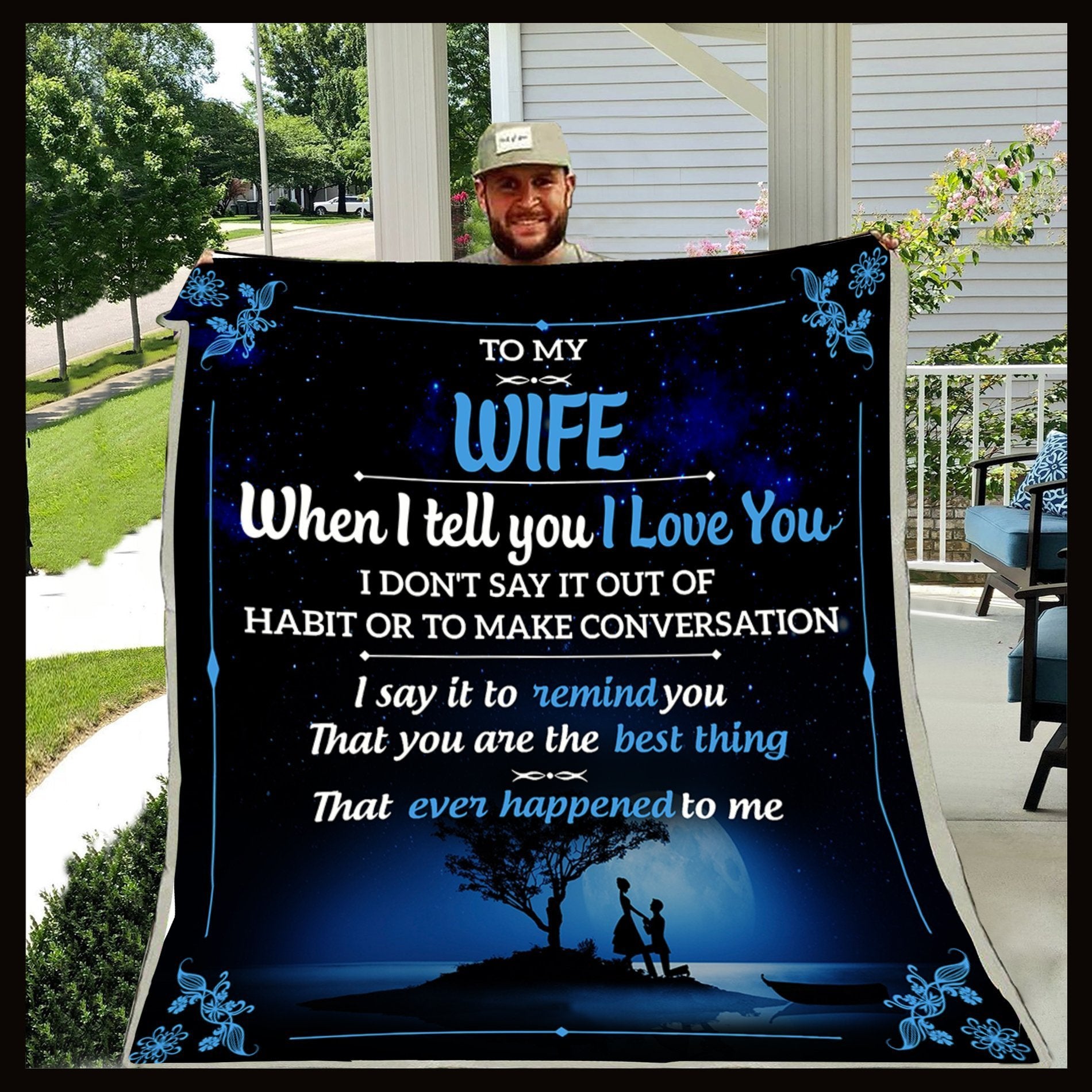 To My Wife I Tell You I Love You To Remind You That You Are The Best Thing Blanket Christmas Gift For Wife