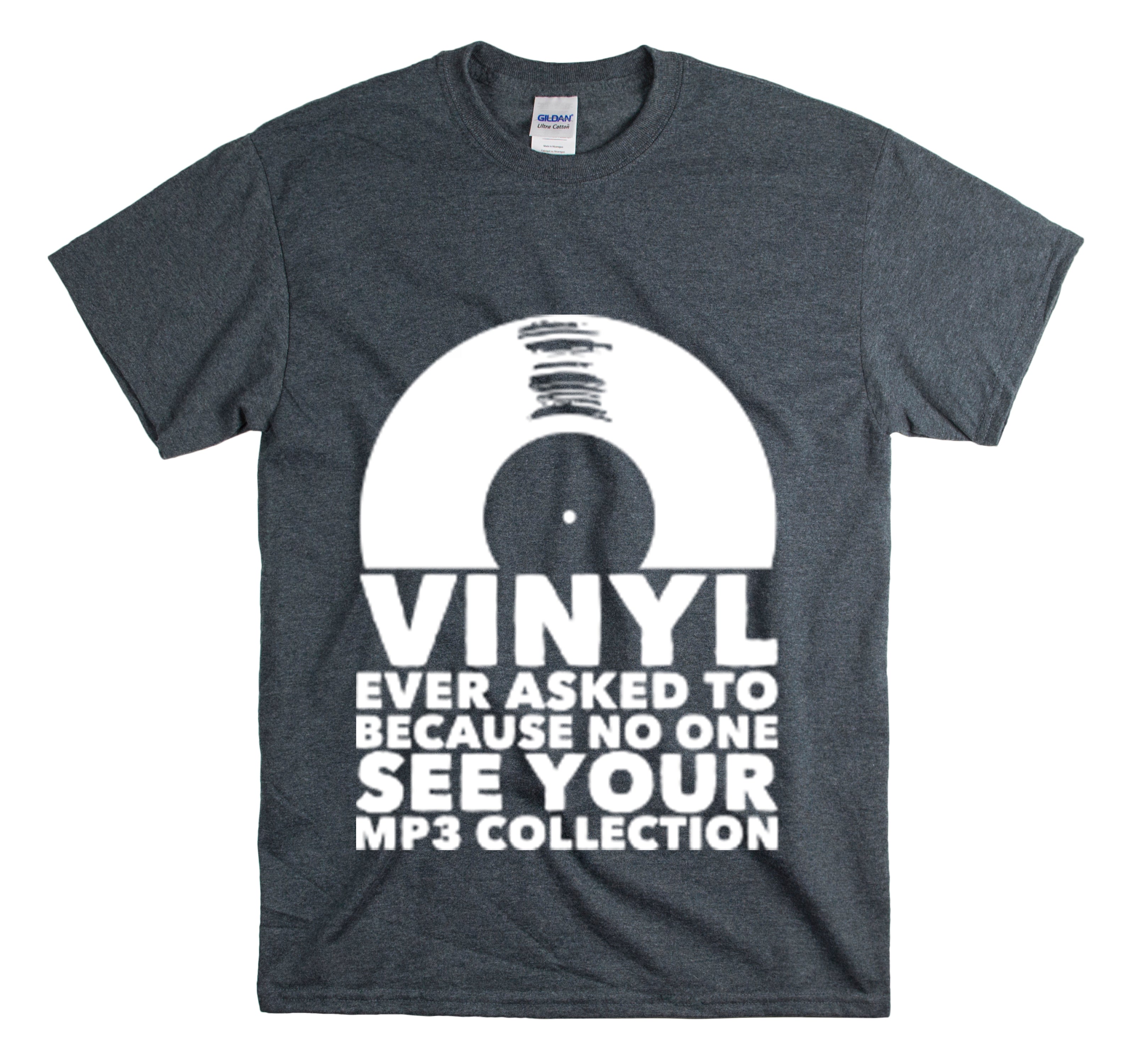 Shirt Funny Vinyl Collector Sassy Pun Sayings Musical Records Humor T-Shirt Unisex Heavy Cotton Tee