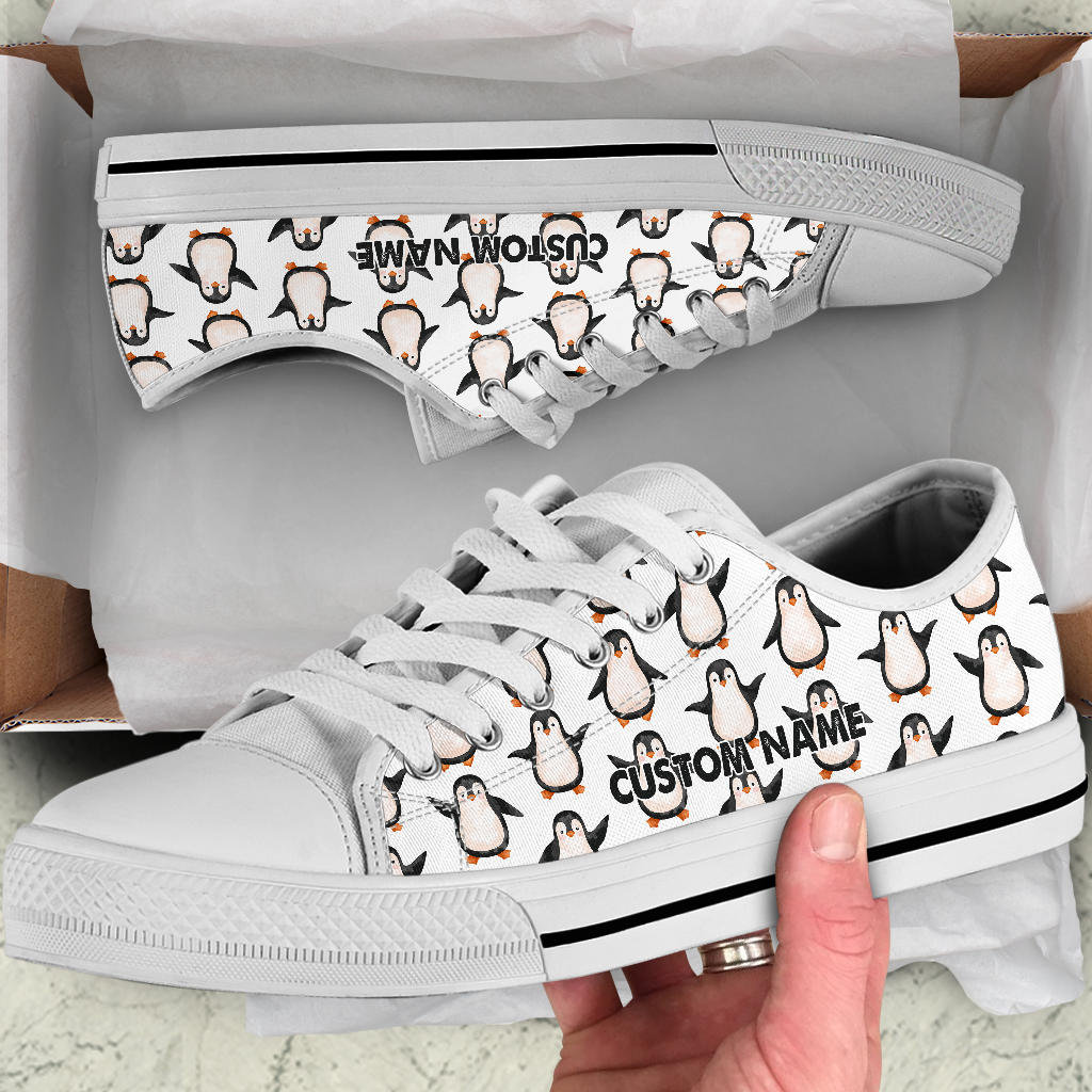 Penguins Shoes – Penguins Sneakers – Shoes with Penguins – Women shoes – Men Shoes