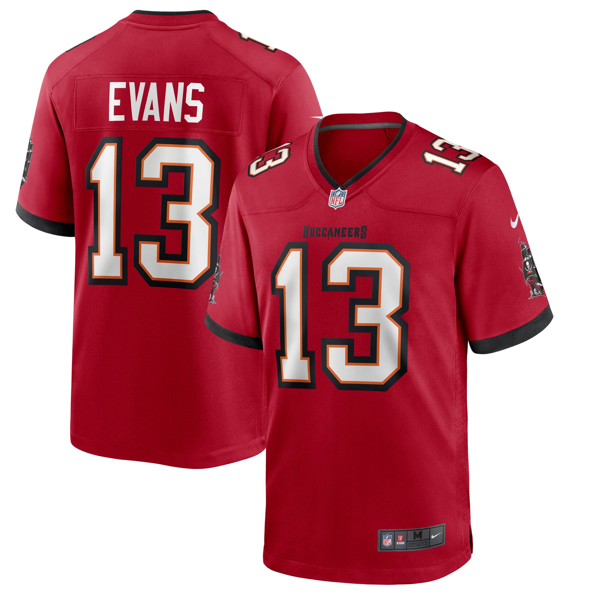 Men’s Tampa Bay Buccaneers Mike Evans Red Game Jersey