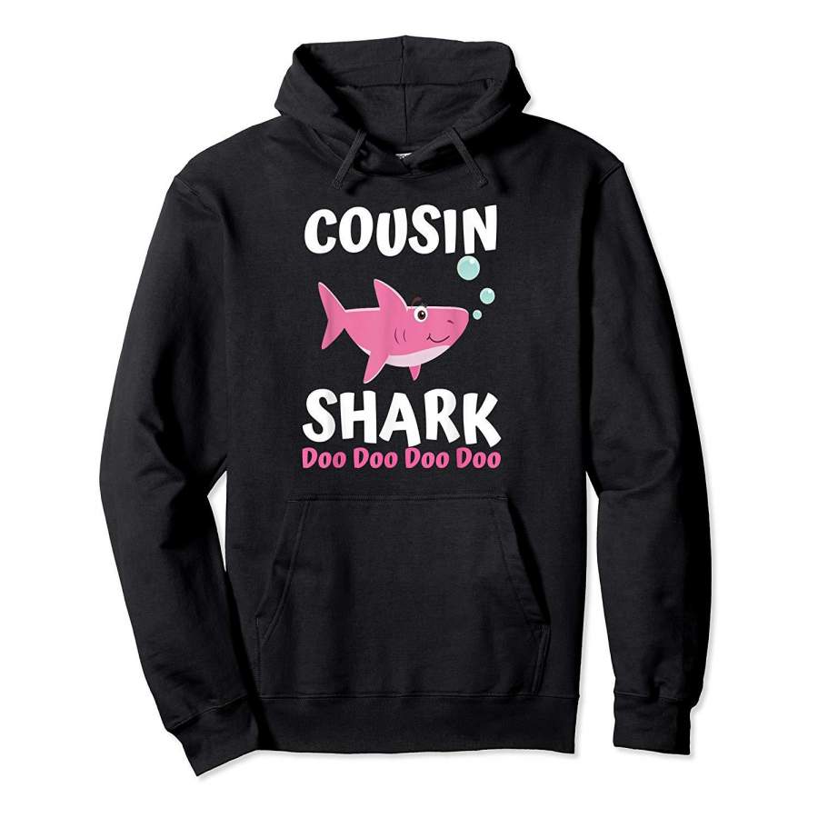 Cousin Shark Doo Doo Shirt Matching Family Shark Shirts Set Hoodie Premium Tee