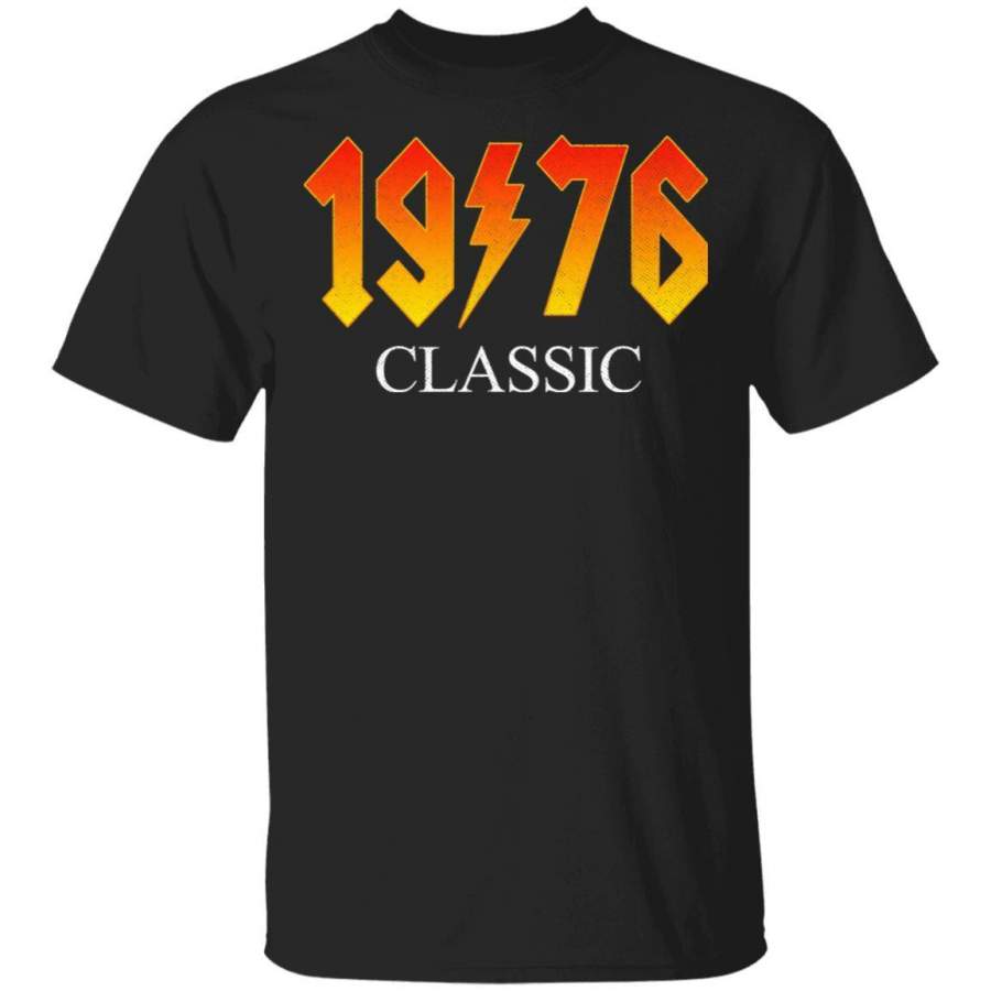 Classic 1976 Birth Year Tee Shirt AC/DC Style Rock Legend MT12 ...