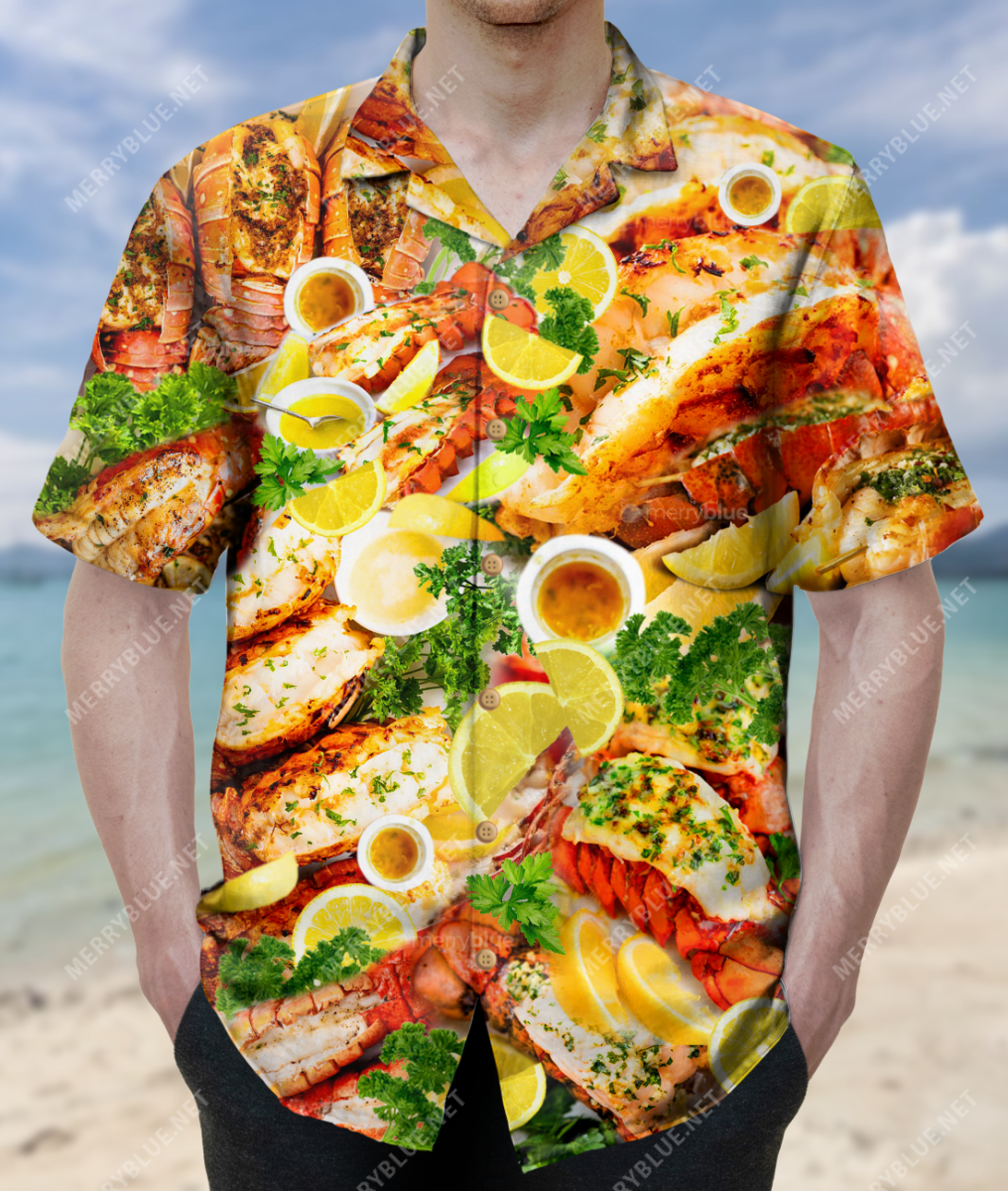 When Life Gives You Lemons, Order The Lobster Tail Unisex Hawaiian Shirt