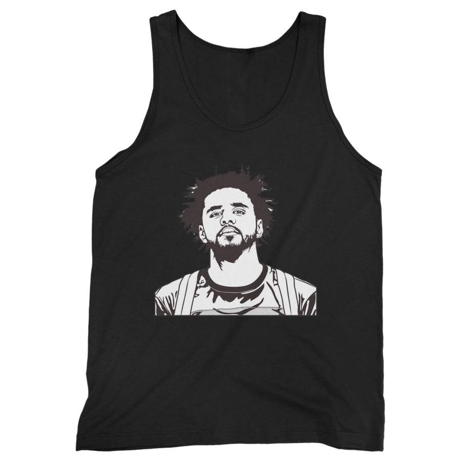 J Cole Drawing Poster Man’s Tank Top