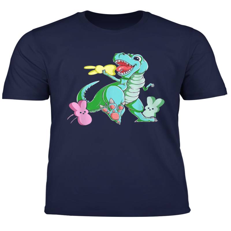 Dinosaur T Rex Eat Bunny Peeps Happy Easter Day Shirt