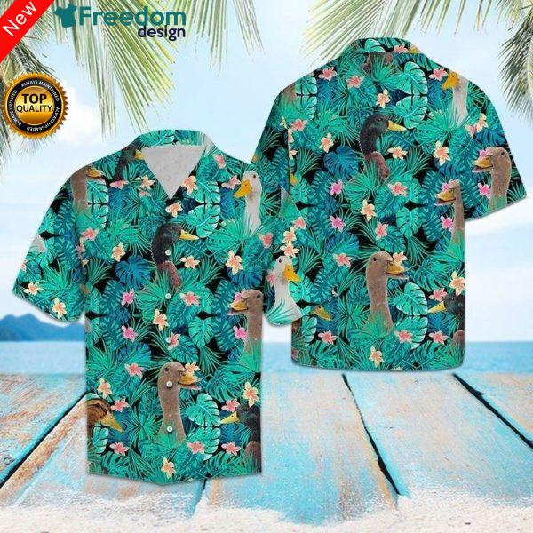 Duck Tropical Hawaii Shirt Unisex Ha47926