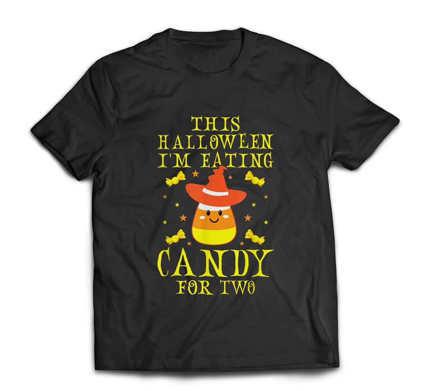 This Halloween I’M Eating Candy For Two Pregnancy Reveal T-Shirt