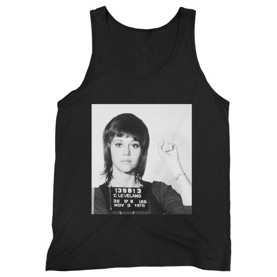 Jane Fonda Mugshot Man’s Tank Top