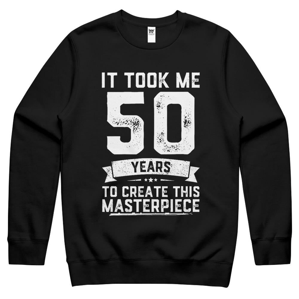 Funny 50 Years Old Joke T-Shirt 50Th Birthday Gag Crewneck Sweatshirt