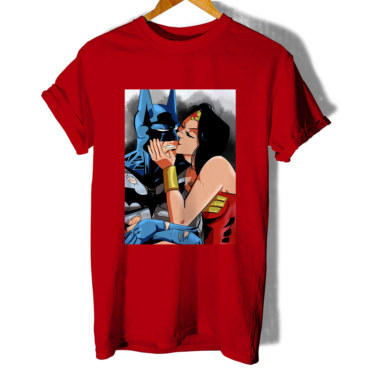 Wonder Woman Kiss Batman Women T-Shirt