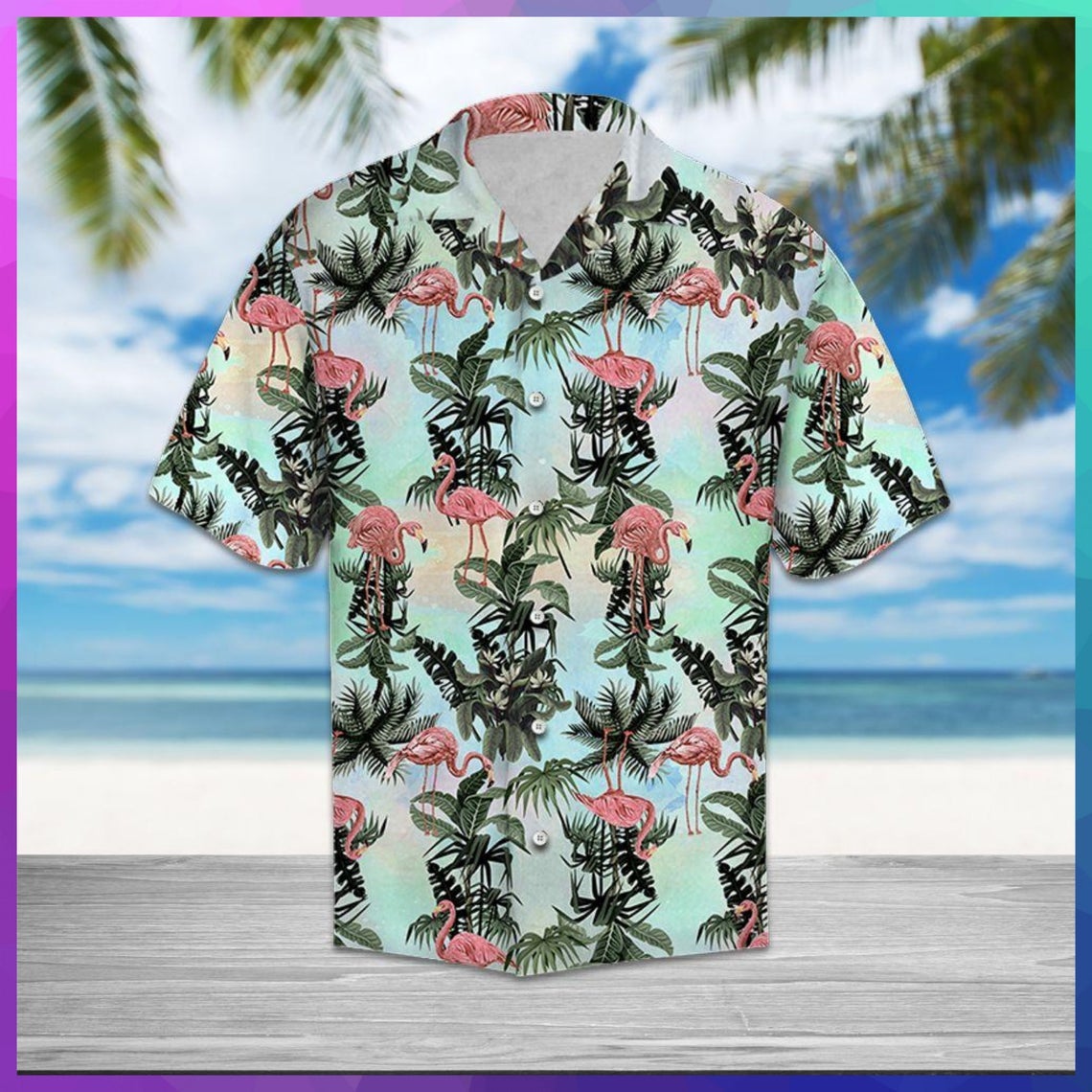 Flamingo Summer Hawaii Shirt Made In Beach Shirts Gift Boyfriend Ha111073