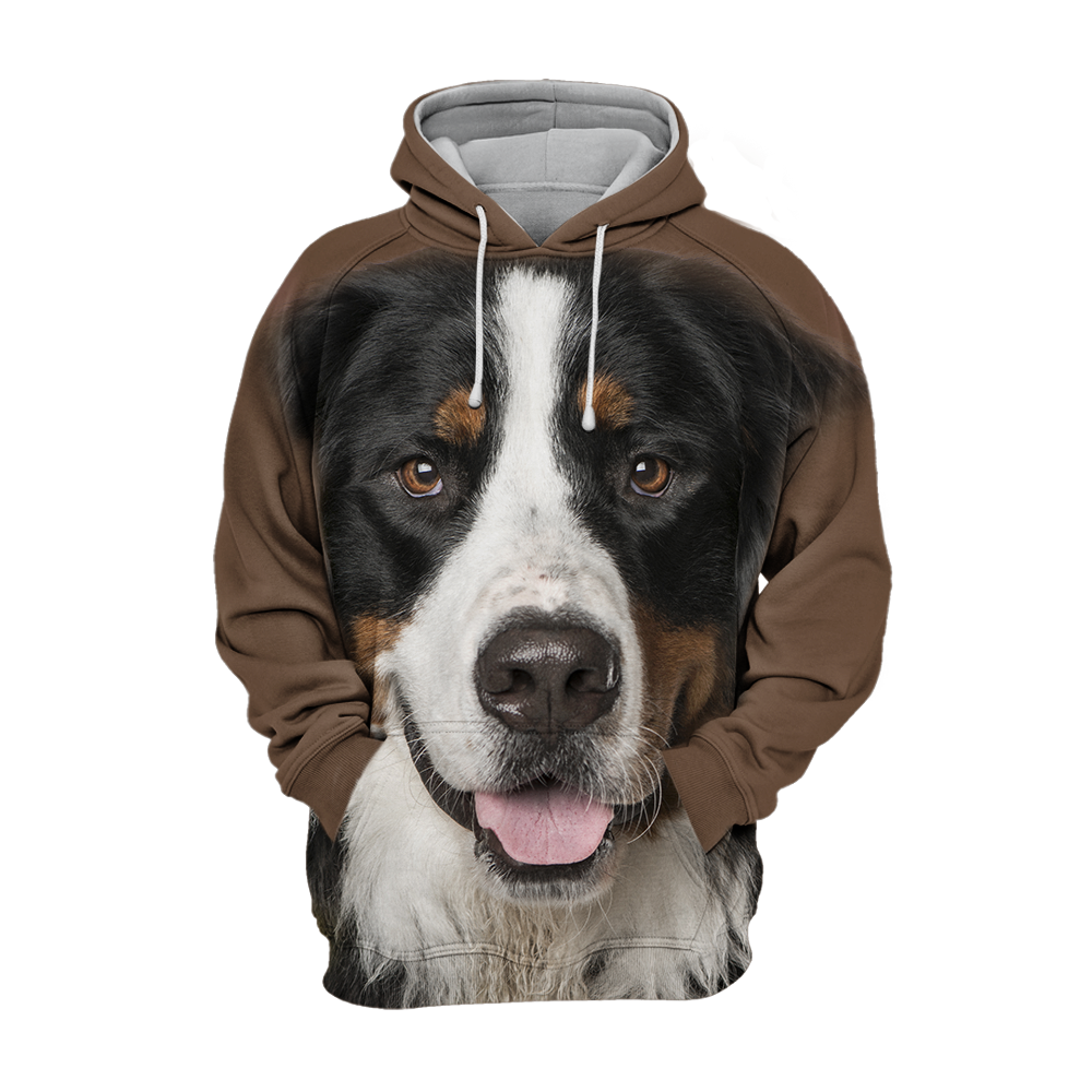 Unisex 3D Graphic Hoodies Animals Dogs Bernese Mountain Adorable