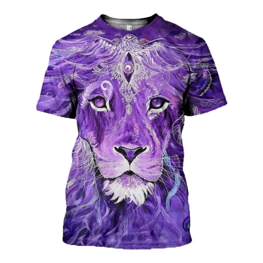 3D All Over Printed Lion Clothes