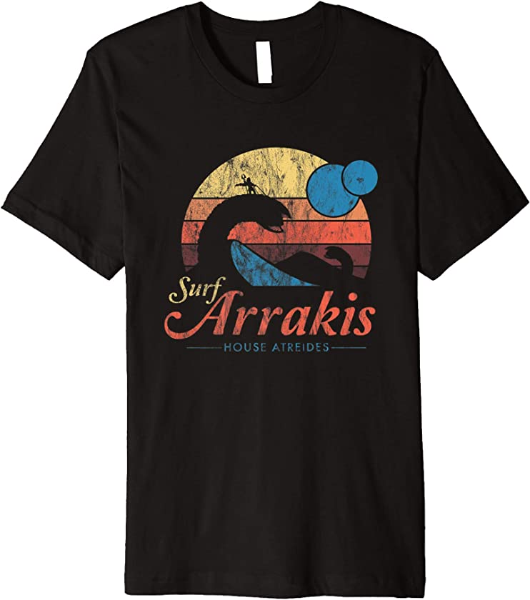 Arrakis – Vintage Distressed Surf – Dune – Sci Fi Premium T-Shirt