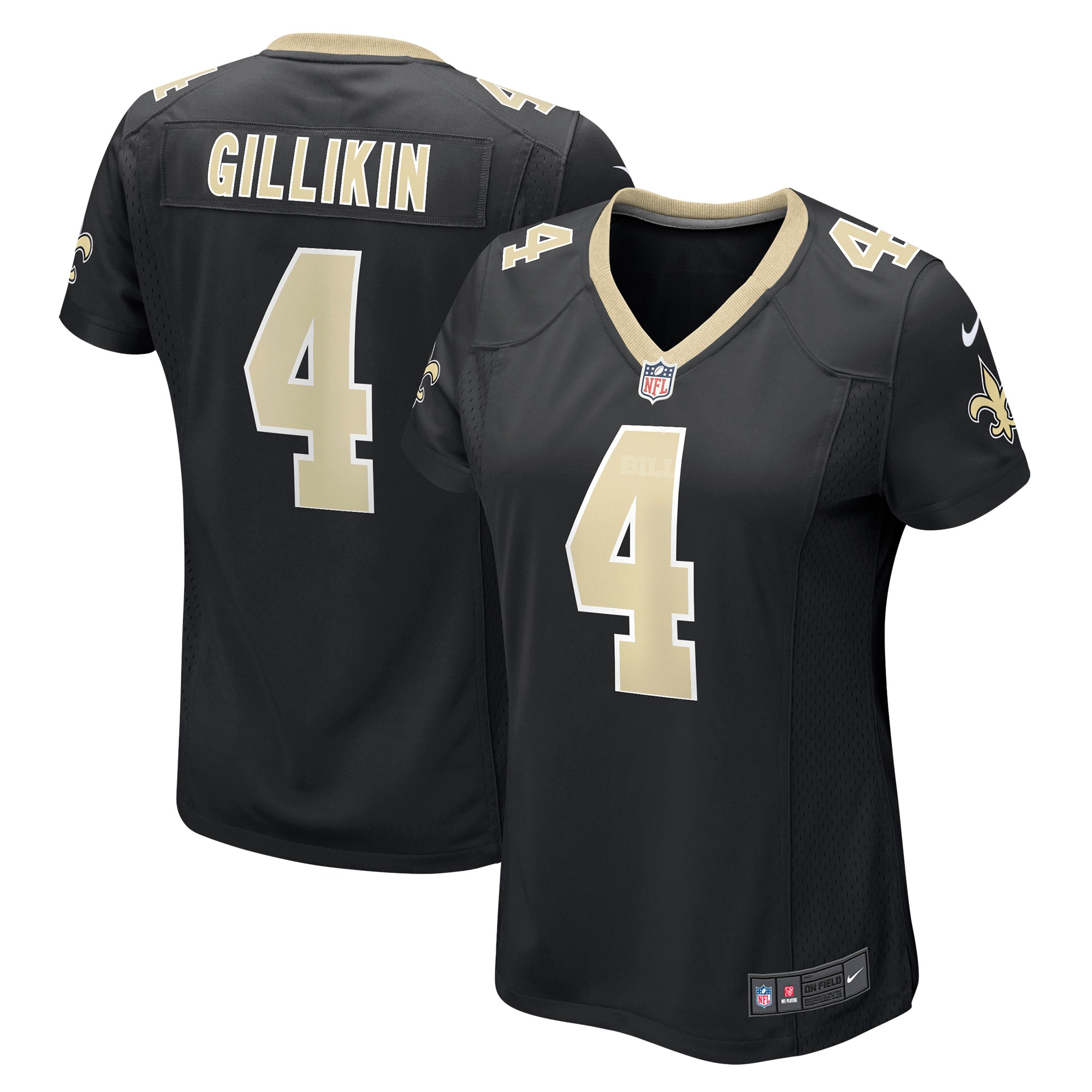 Women’s New Orleans Saints Blake Gilikin Black Game Player Jersey