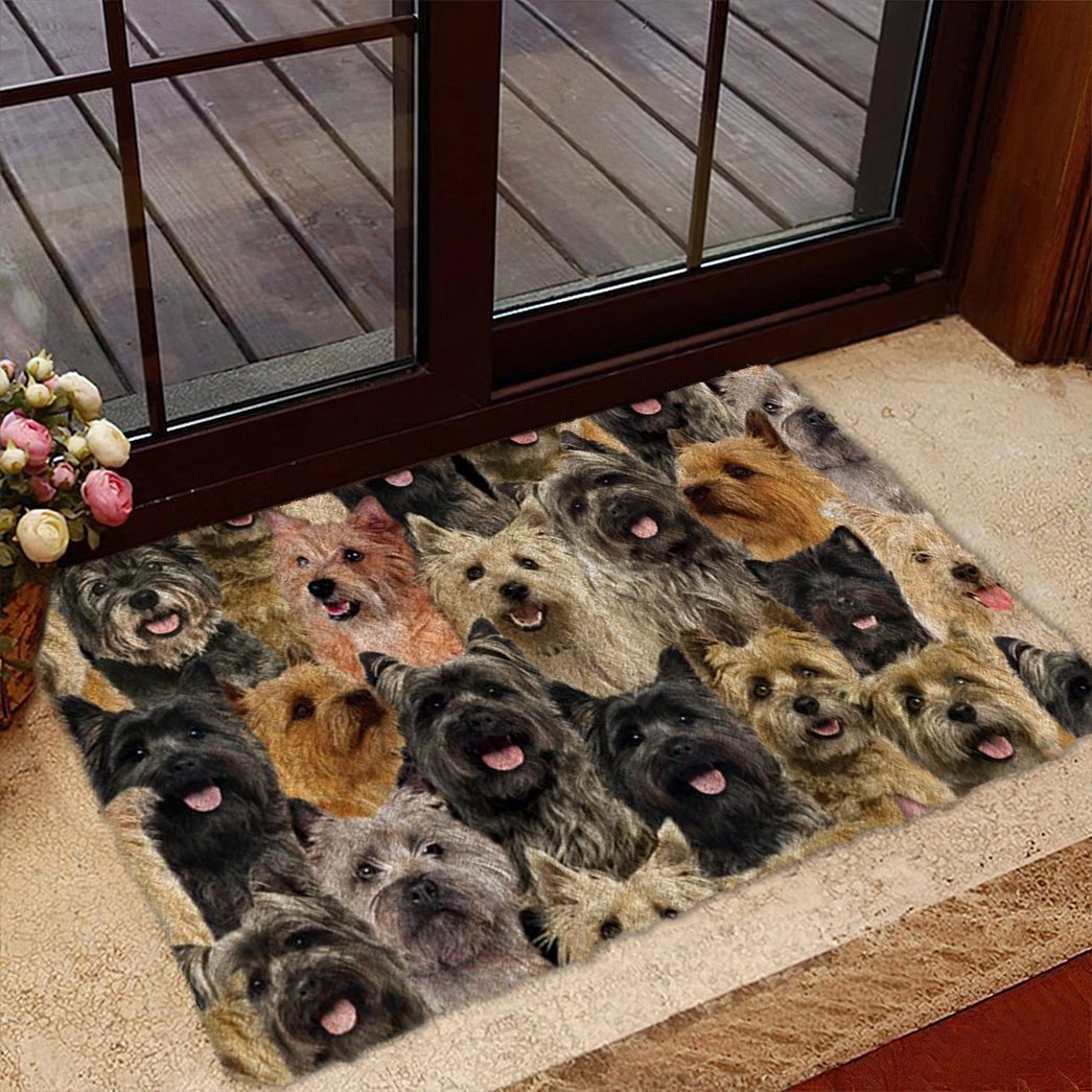 Tmarc Tee A Bunch Of Cairn Terriers Doormat