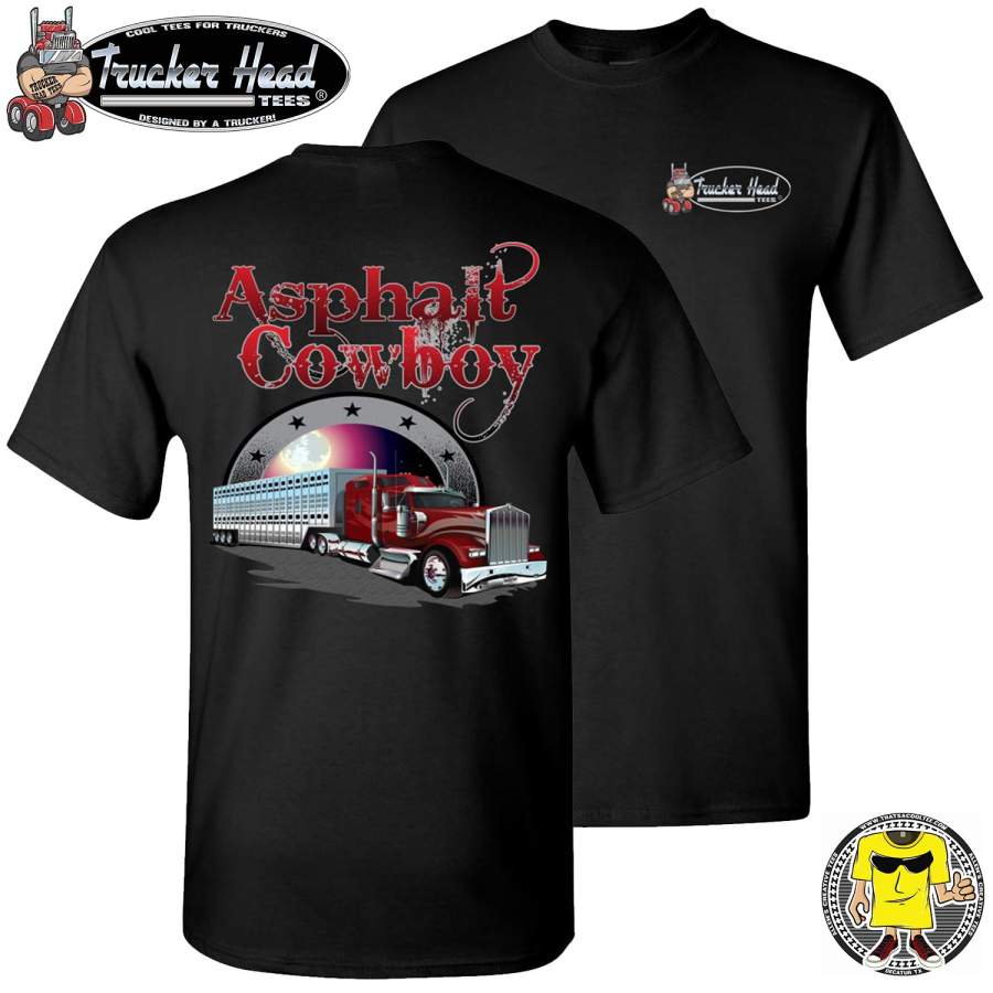 Asphalt Cowboy Bull Hauler T Shirts