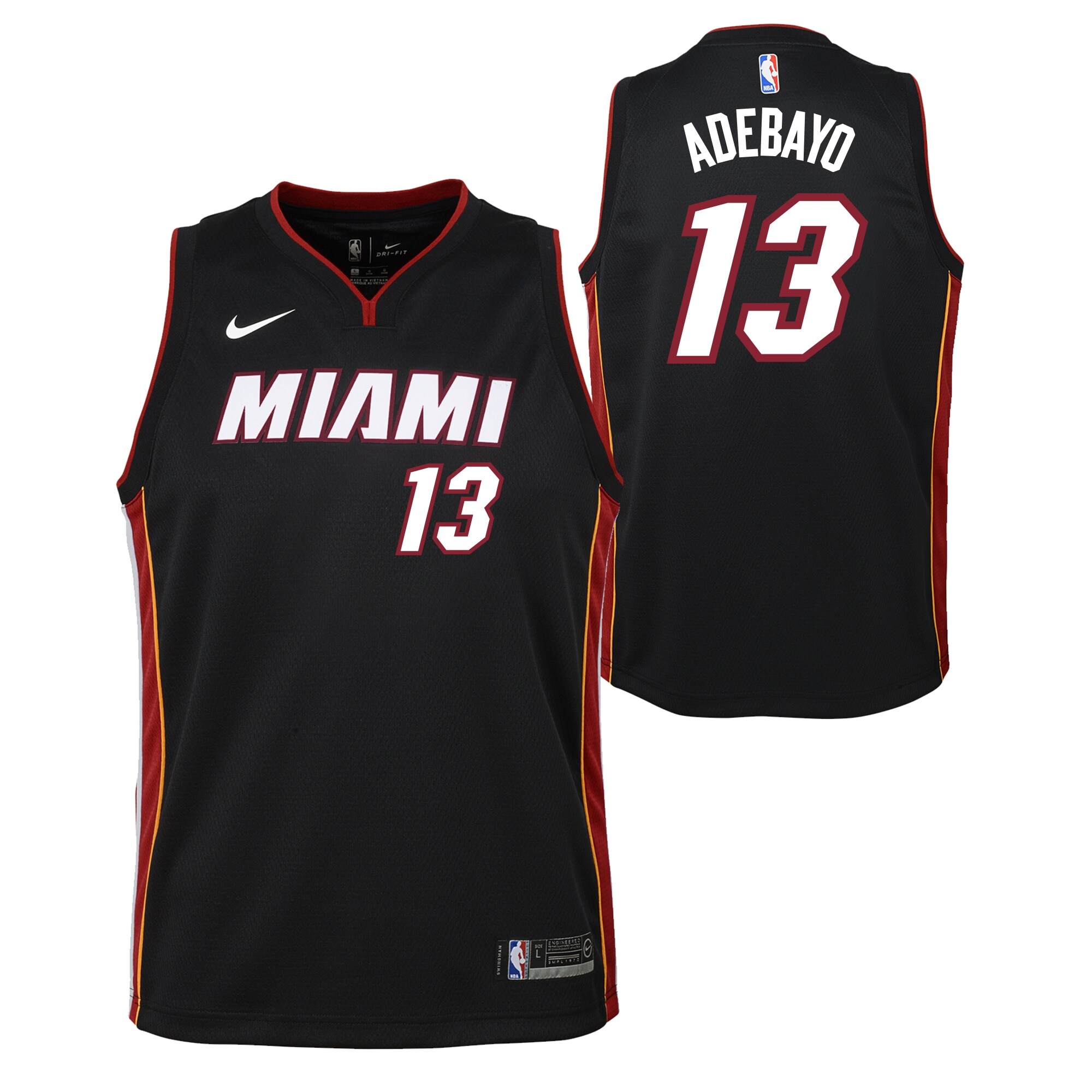 Miami Heat Icon Swingman Jersey – Bam Adebayo – Youth