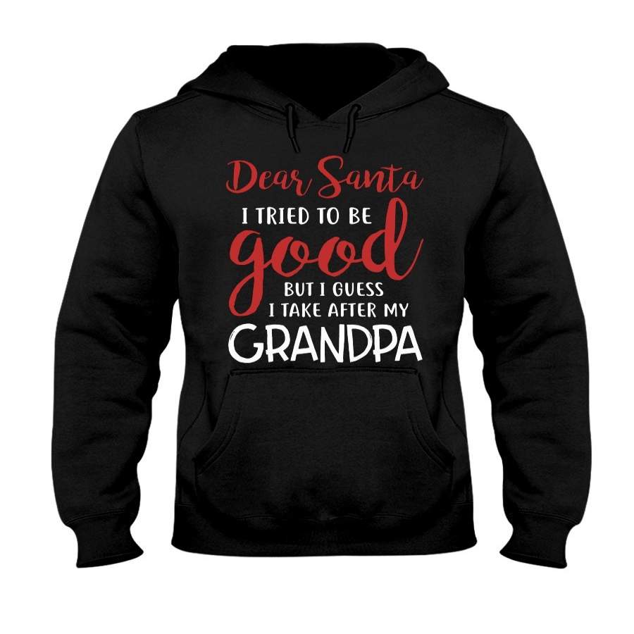 Dear Santa Christmas Gift For For Family Tee Hoodie
