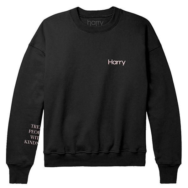 Harry Styles Harry Crewneck Black Harry Styles Us Shirt