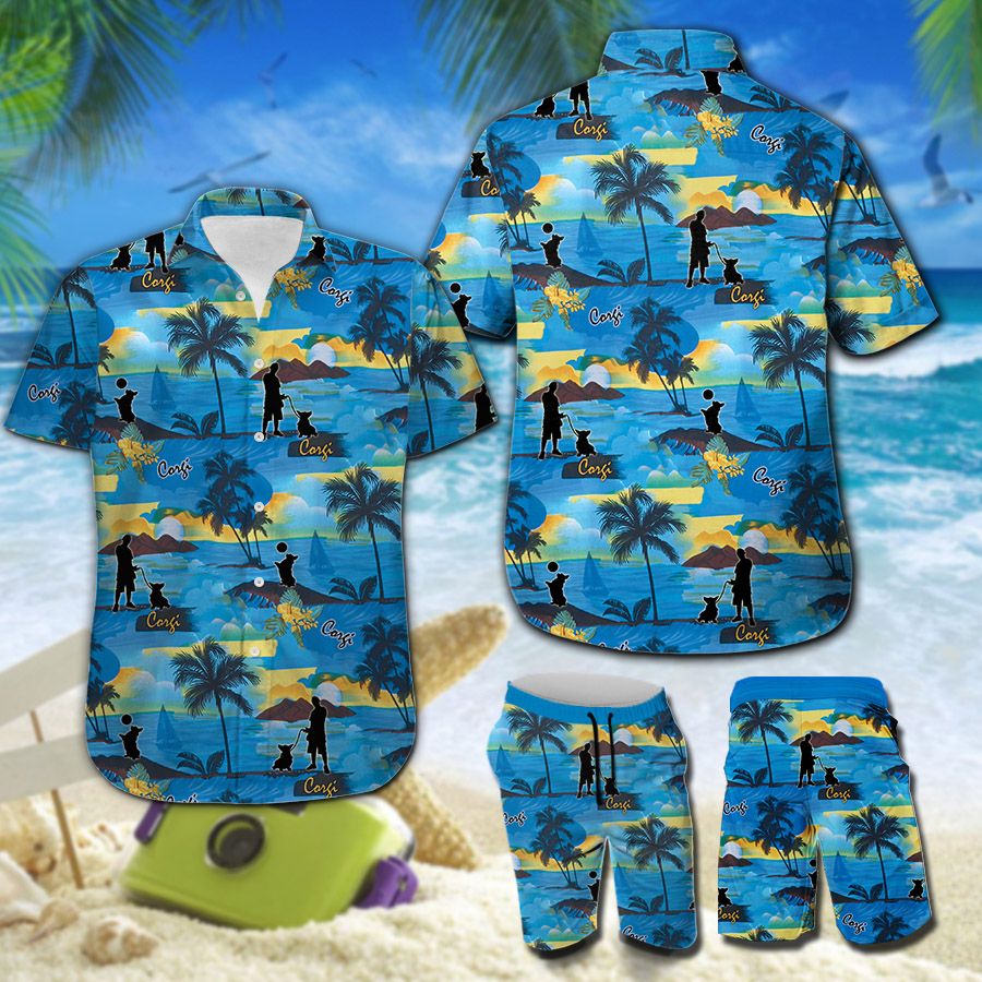 Corgi Hawaii Shirt 211 Ha38220