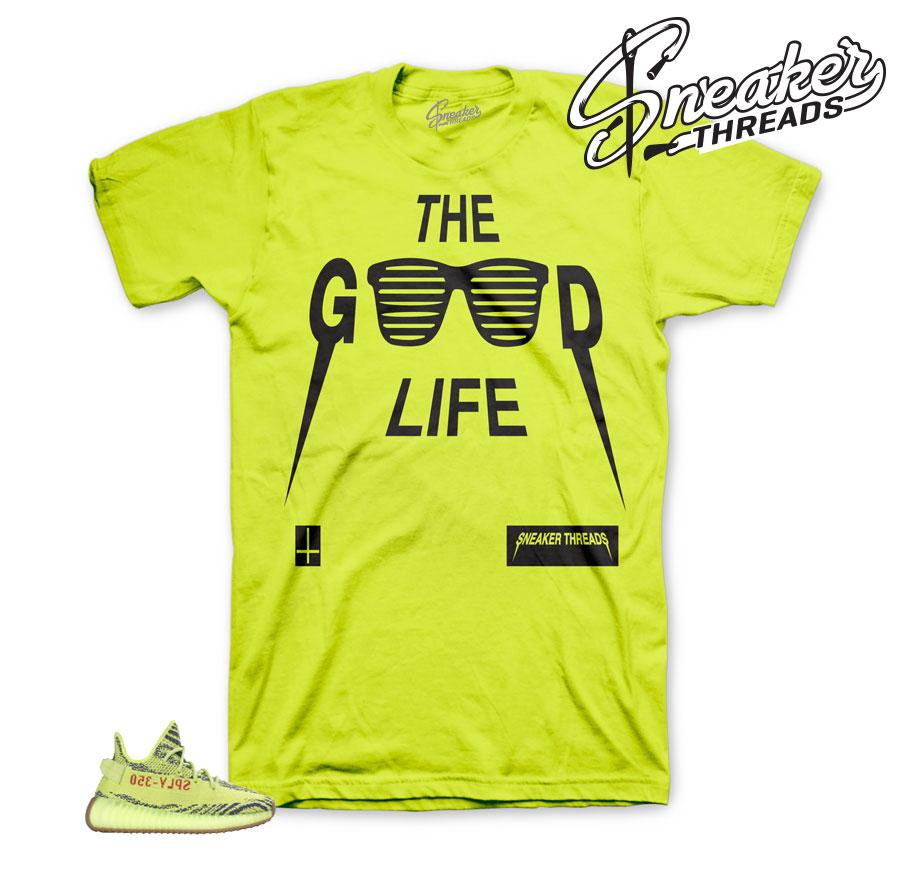 Yeezy Boost Frozen Yellow Good Life Shirt