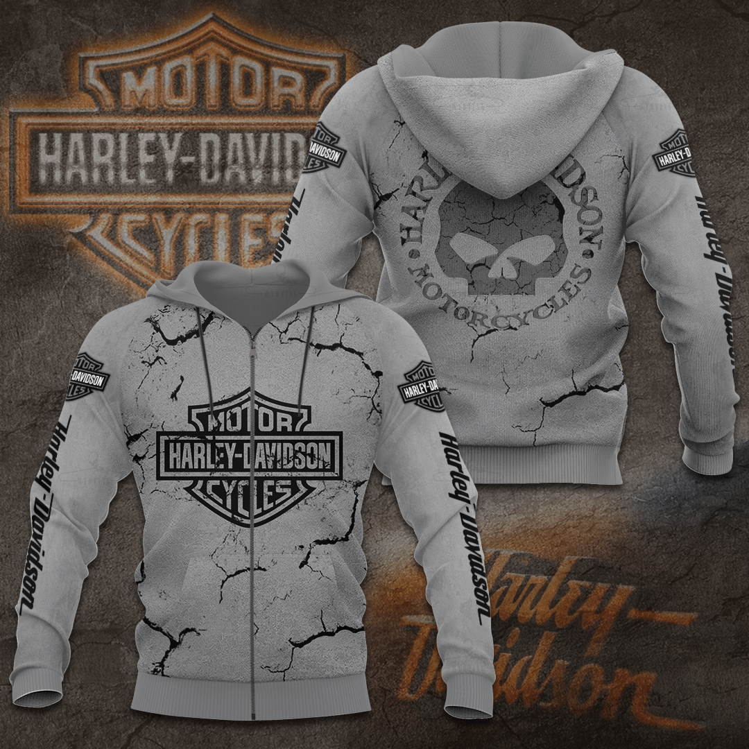 Harley Davidson Zip-Up Hoodie Collections  5