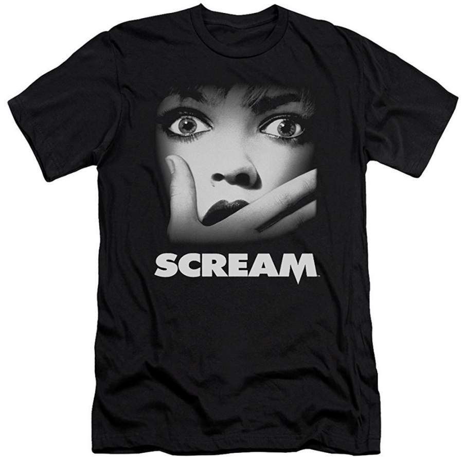 Scream Shirt Movie Poster Slim Fit T-shirt