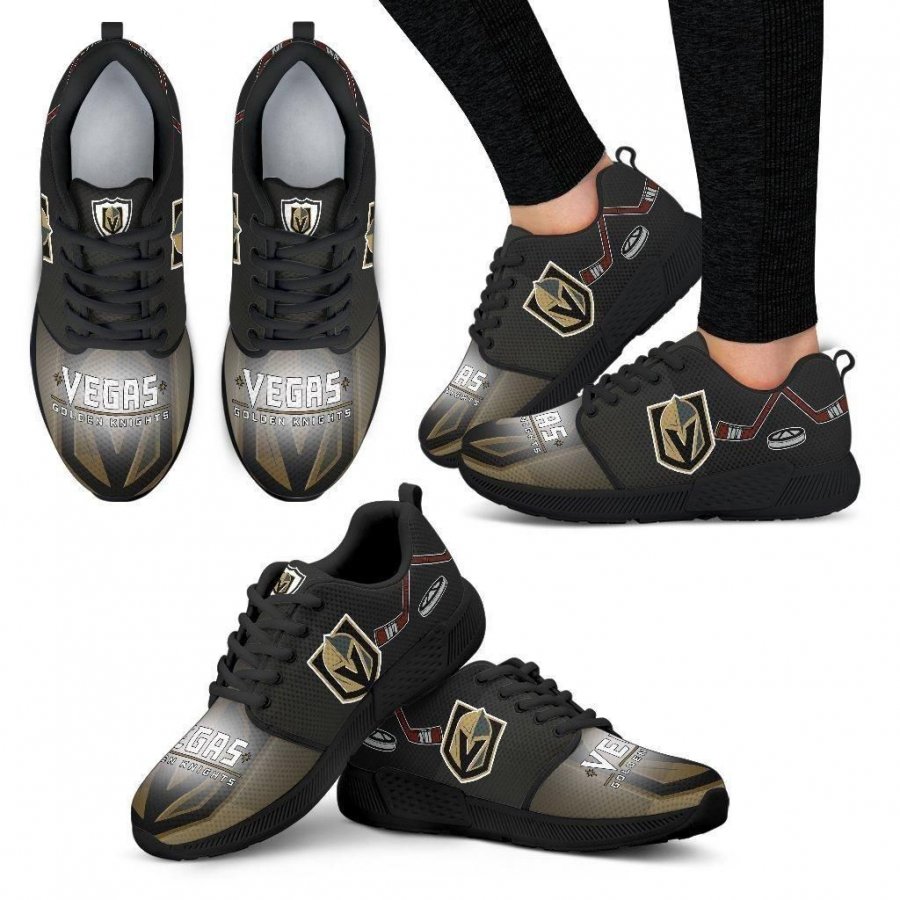 Awesome Vegas Golden Knights Running Sneakers For Hockey Fan #364