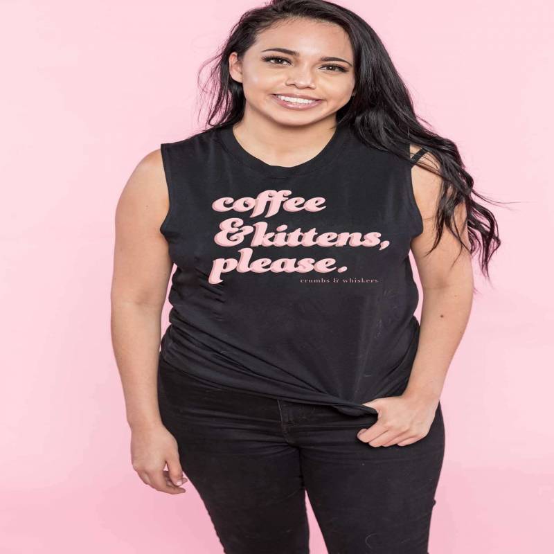 Coffee & Kittens (Pink Bubble) | Bro Tank