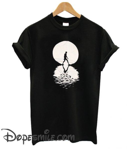 Full Moon Black cool T Shirt