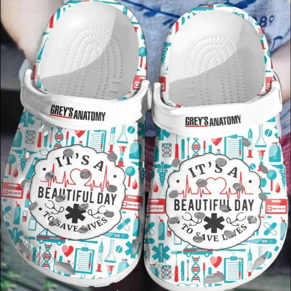 Grey’S Anatomy Adults Crocss Crocband Clog Shoes For Men Women Ht For ...