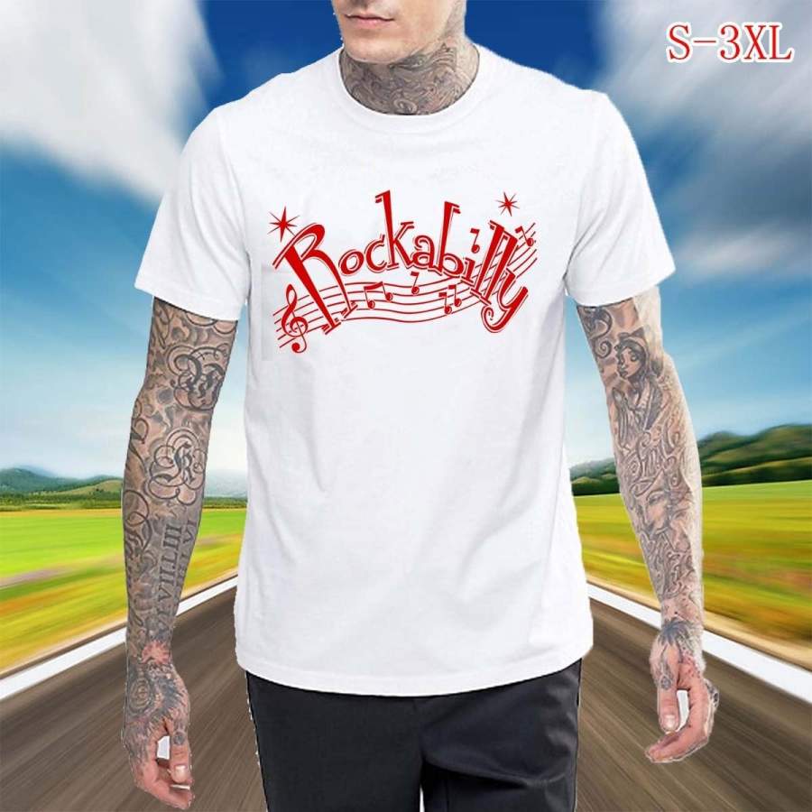 Rockabilly Rock’N’Roll Music 50’S 60’S Retro Vintage Johnny Burnette Men’S T-Shirt