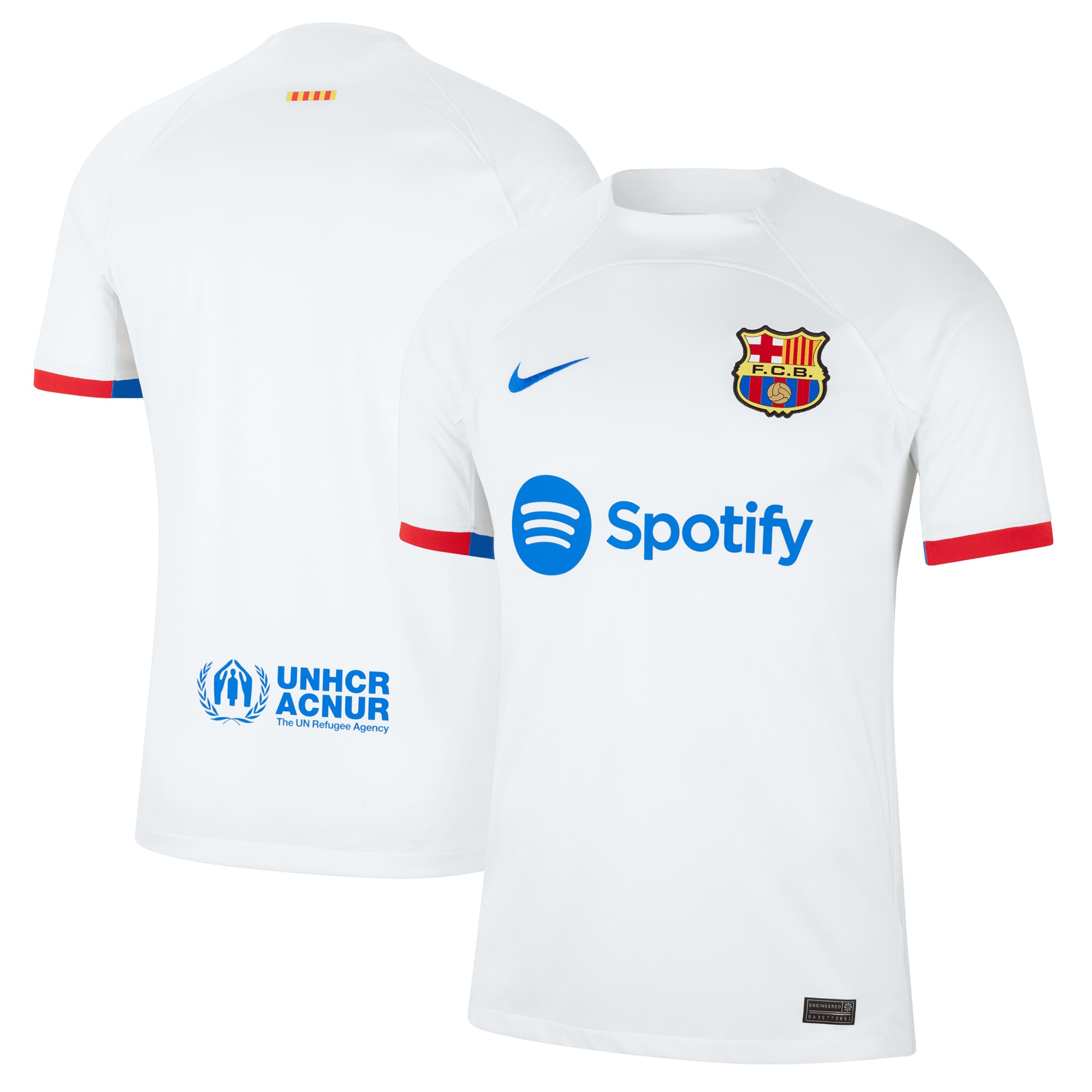 Barcelona 2023/24 Away Replica Jersey – White