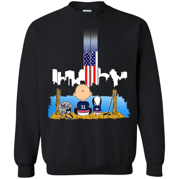 Capitals Fans Charlie And Snoopy Never Forget 11 September Memorial Sweatshirt