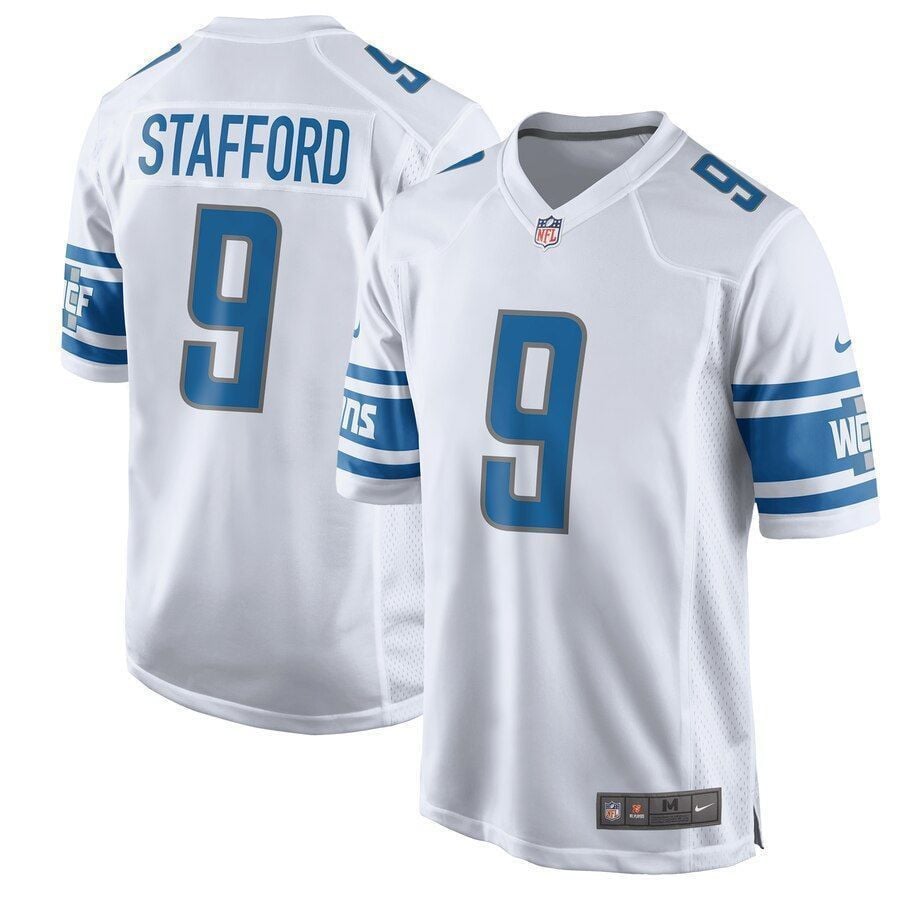 Matthew Stafford Detroit Lions 2017 Game White 3D Jersey