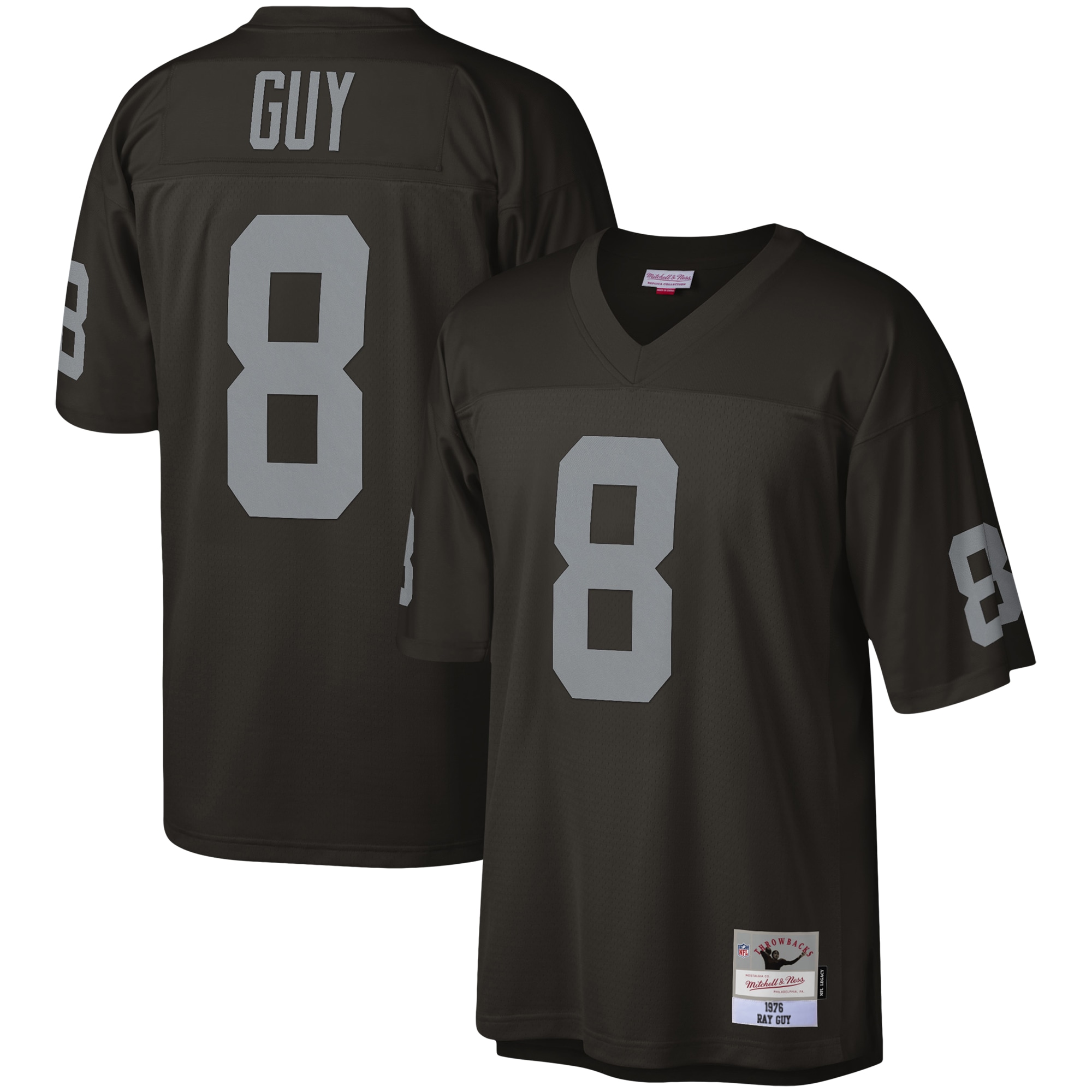 Ray Guy Las Vegas Raiders Mitchell & Ness Legacy Replica Jersey – Black