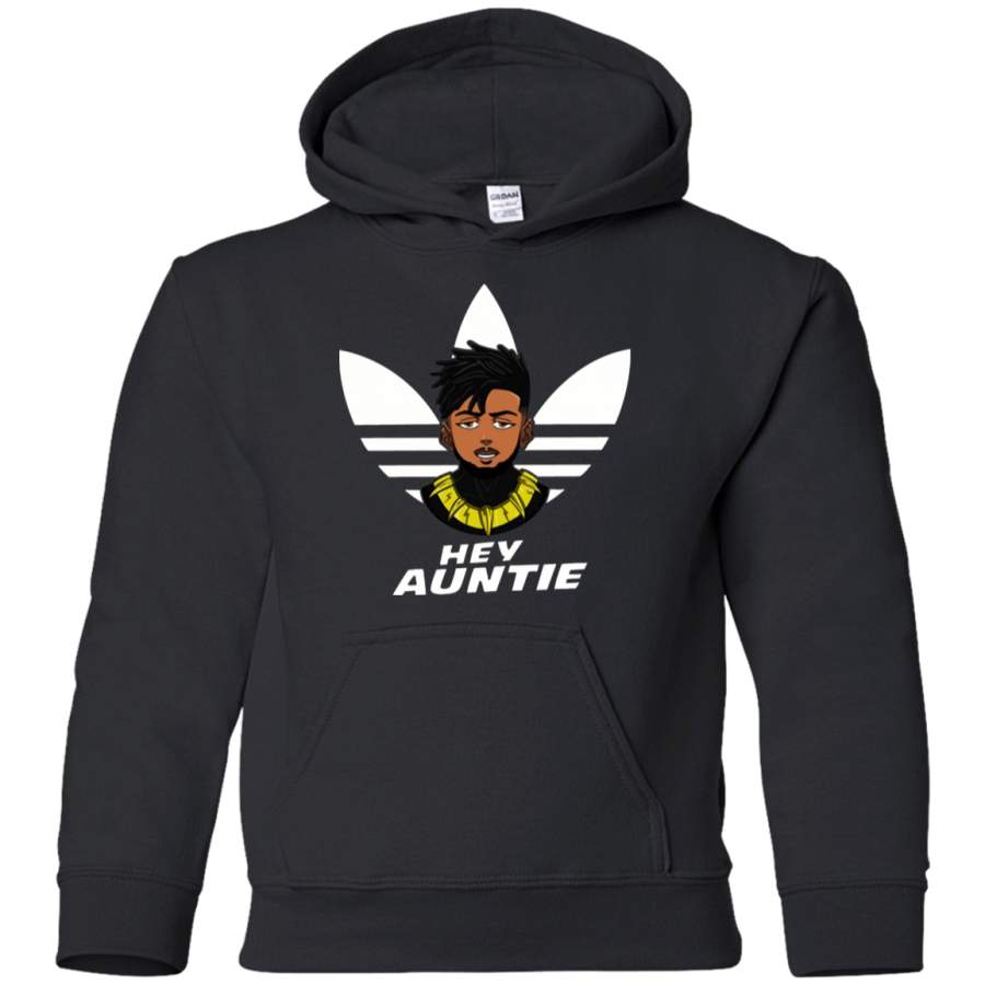 AGR hey auntie Killmonger Youth Pullover Hoodie