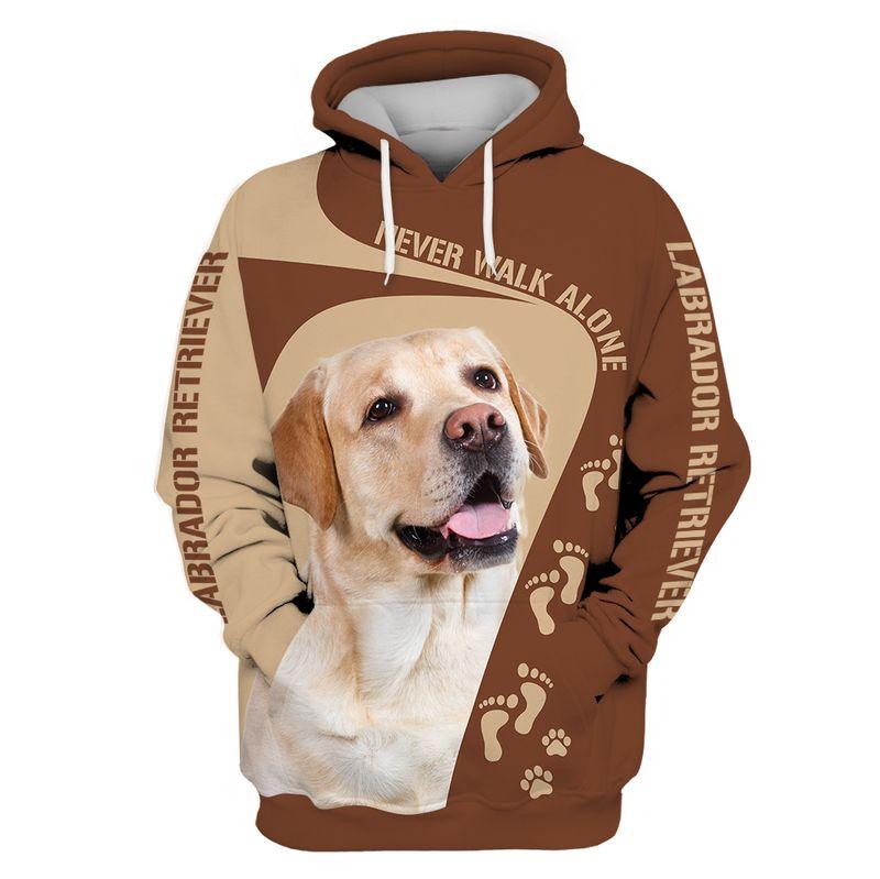 Gifts For Friends 3D Print Labrador Retriver  Adult Unisex
