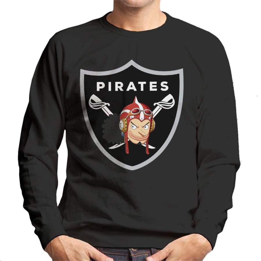 One Piece Usopp Raiders Logo Men’s Sweatshirt