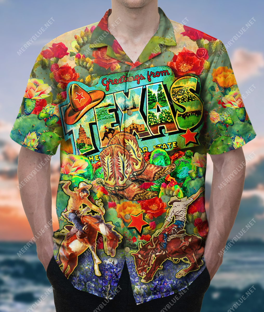 Texas Is A State Of Mind Unisex Hawaii Shirt Ha80436