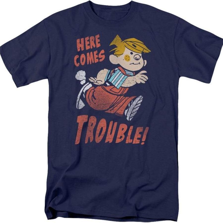 Here Comes Trouble Dennis the Menace T-Shirt