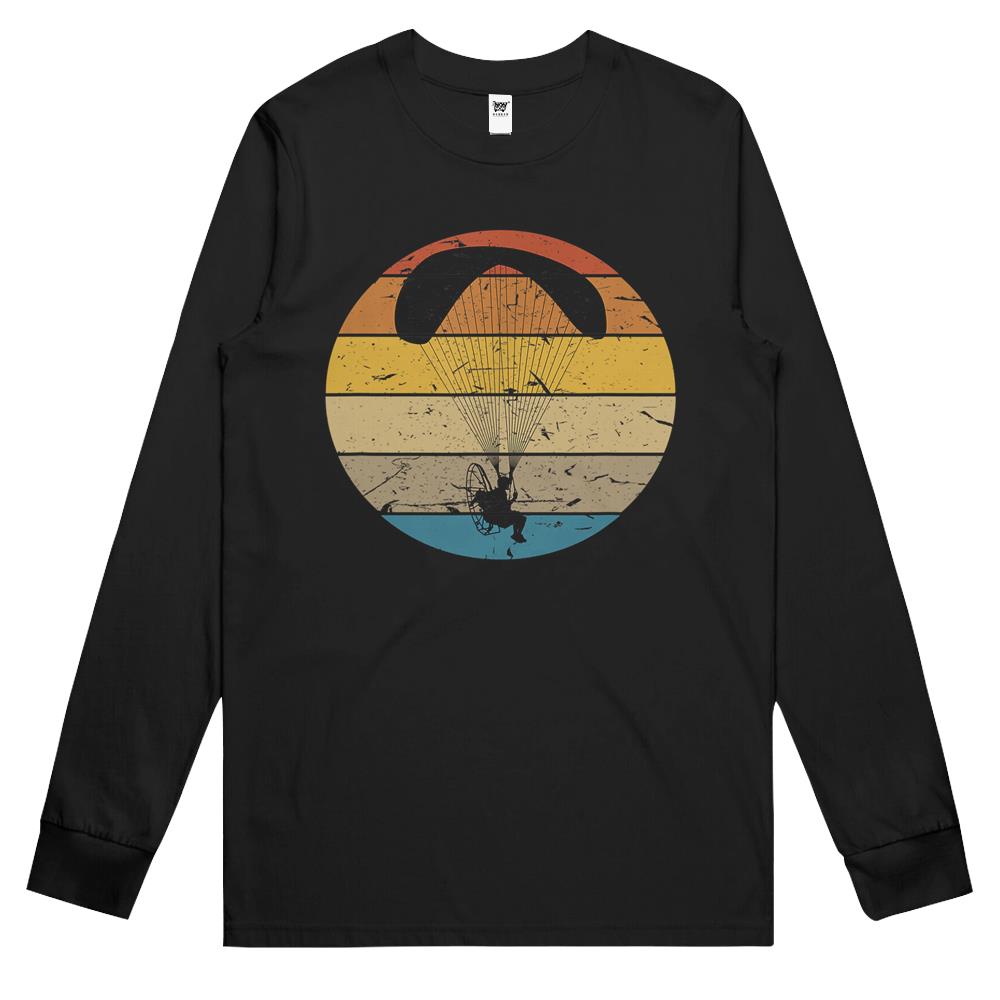 Vintage Design – Paramotor Long Sleeve T Shirts