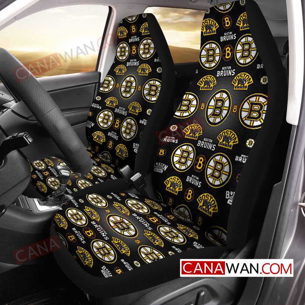 Boston Bruins Style184 3D Customized Personalized Car Seat Cover