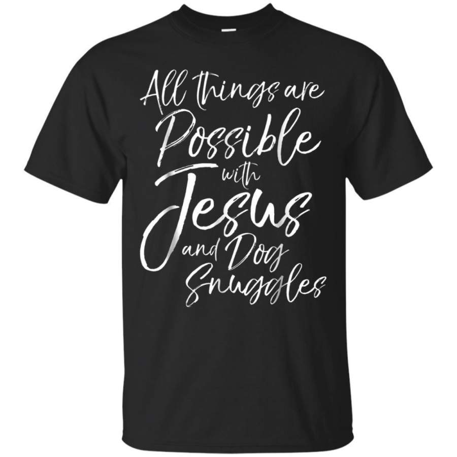 AGR Cute Christian Dog Shirt Fun Faith In Jesus Shirt Trust God Jaq T-shirt