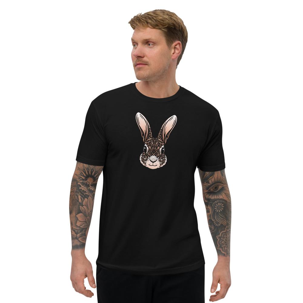 Rabbit Short Sleeve Men’S Fitted T-Shirt